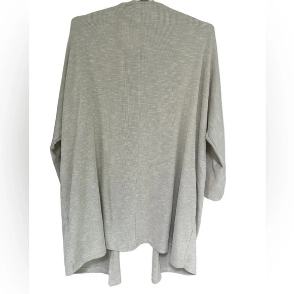 Donni. | Ribbed Lightweight Sandwash Cardigan Sweater, One Size Fits All - Picture 4 of 8